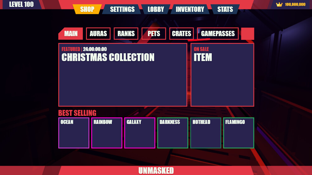 Cool shop ui for a game - Creations Feedback - Developer Forum | Roblox