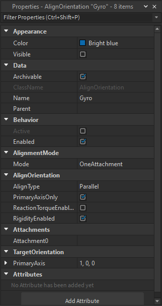 Help using AlignOrientation - Scripting Support - Developer Forum | Roblox