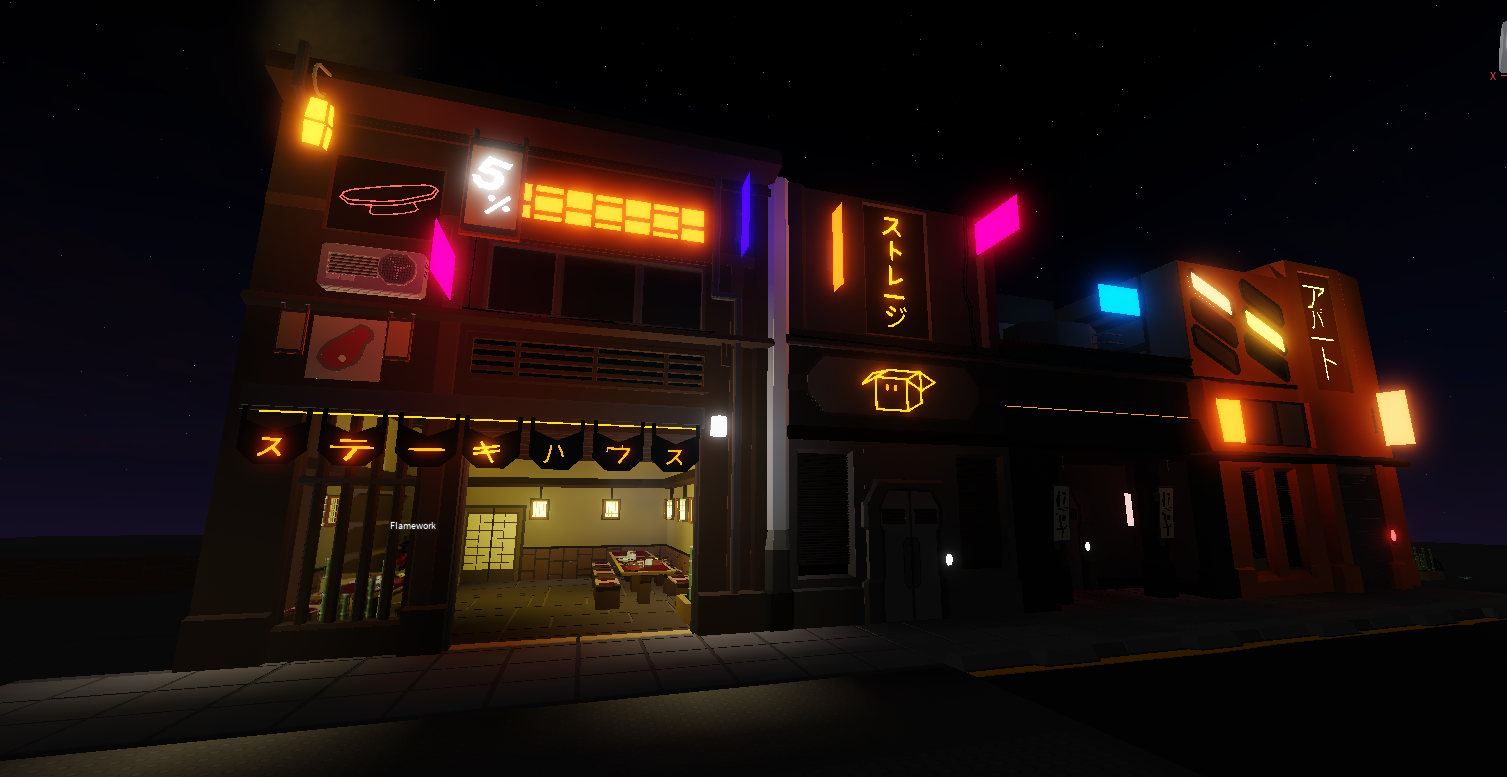 Updated work on Lowpoly Cyberpunk Street Build - #3 by X_ZN0