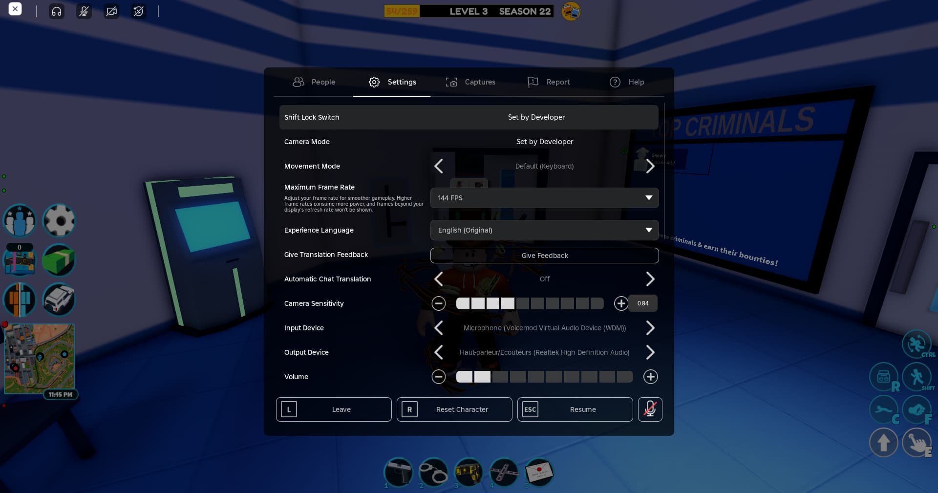 "Set by Developer" on Shift Lock Switch in not centered Engine Bugs