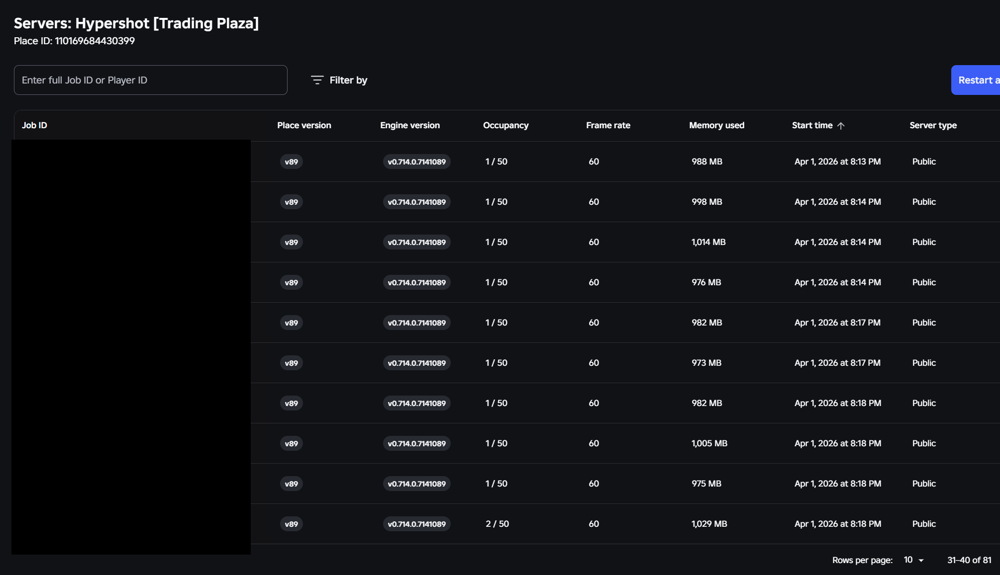 Teleporting to a Subplace Puts Players into Empty Servers - Engine Bugs ...