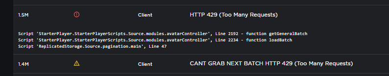 HTTP 429 - Urgent Issue, Retention Loss - Engine Bugs - Developer Forum ...