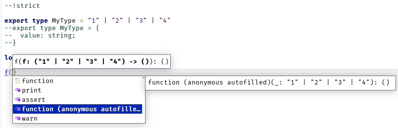 String literal union types get expanded when autofilled - Studio Bugs ...