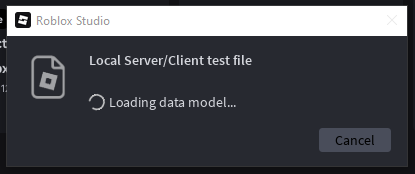 Studio fails to load the Data Model when trying to use Test, Test Here ...