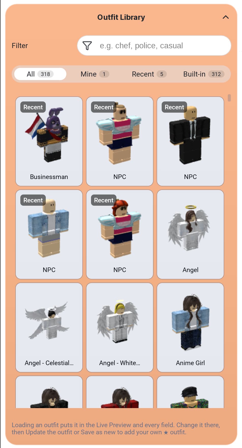 NPC Outfit Creator plugin - Community Resources - Developer Forum | Roblox