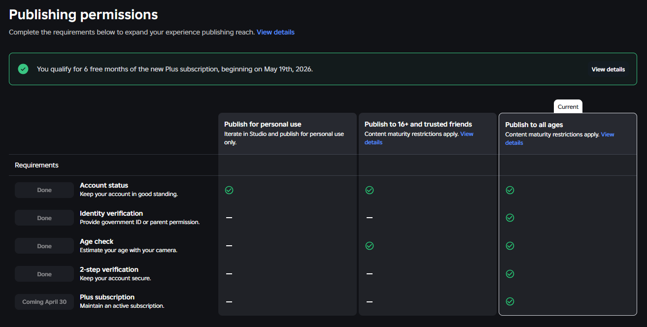 Select Eligibility is bugged - Studio Bugs - Developer Forum | Roblox