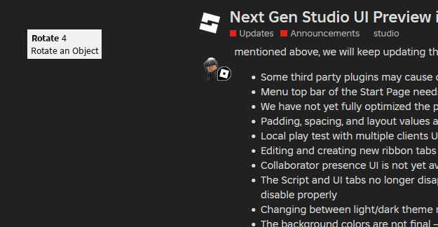 Next Gen Studio UI Preview is here! [Beta] - Page 71 - Announcements ...