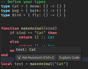 Is it possible to map type literals for type annotation - Scripting Support - Developer Forum ...