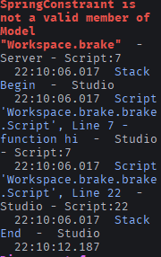 ssome sscripts in my game think that certain other parts or constraints ...