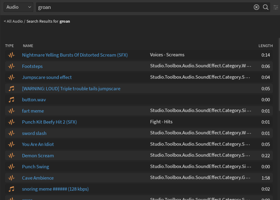 Audio Toolbox - Incorrect Search Terms + Glitched Categories - Studio ...