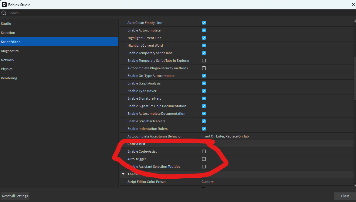 How to turn of Assistant Ai? - Scripting Support - Developer Forum | Roblox