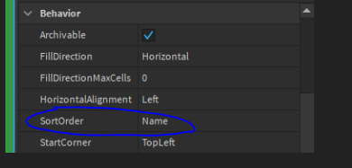 Help with gridlayout - Scripting Support - Developer Forum | Roblox
