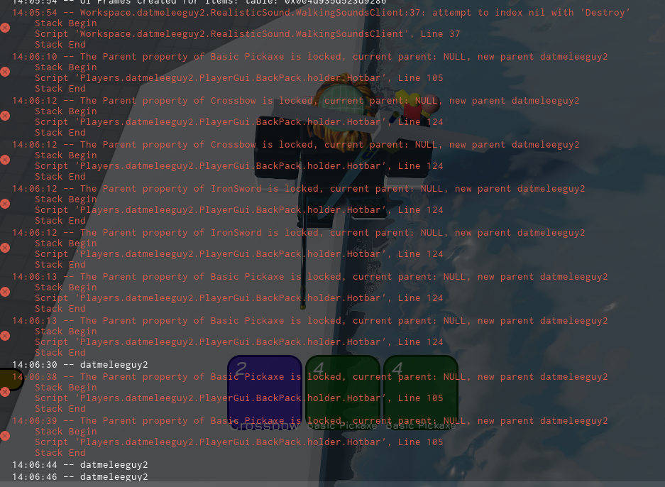 Roblox player has bug, studio does not - Scripting Support - Developer ...