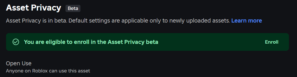 CreateEditableImageAsync failed despite asset being set to "Open Use ...