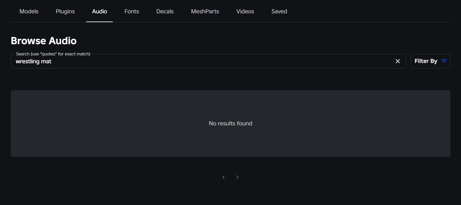 Audios completely unsearchable on both the Toolbox and Website