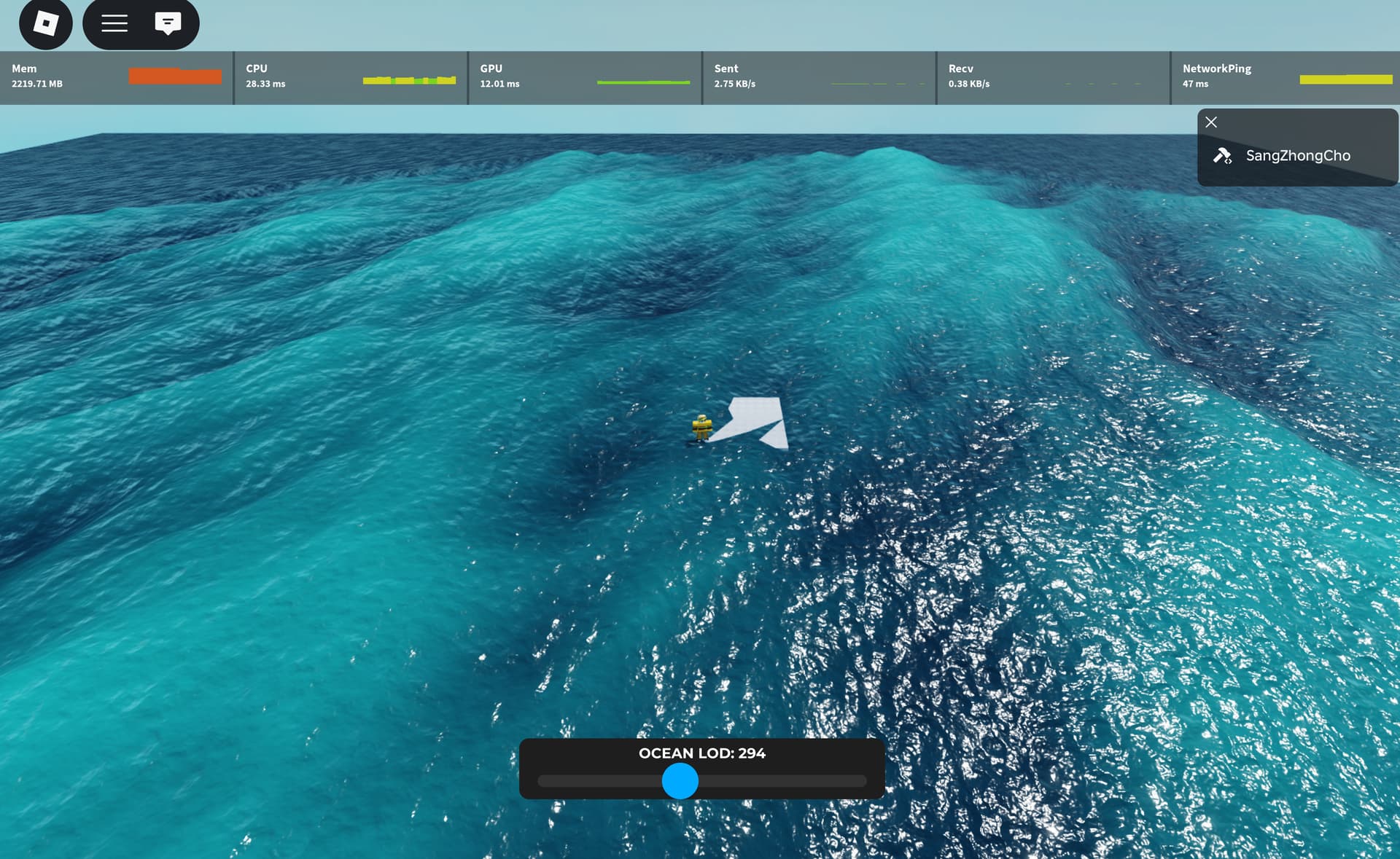 Ocean Rp Thing Realistic Ocean Sailing Project | FFT Ocean, LOD , Buoyancy (Progress ...