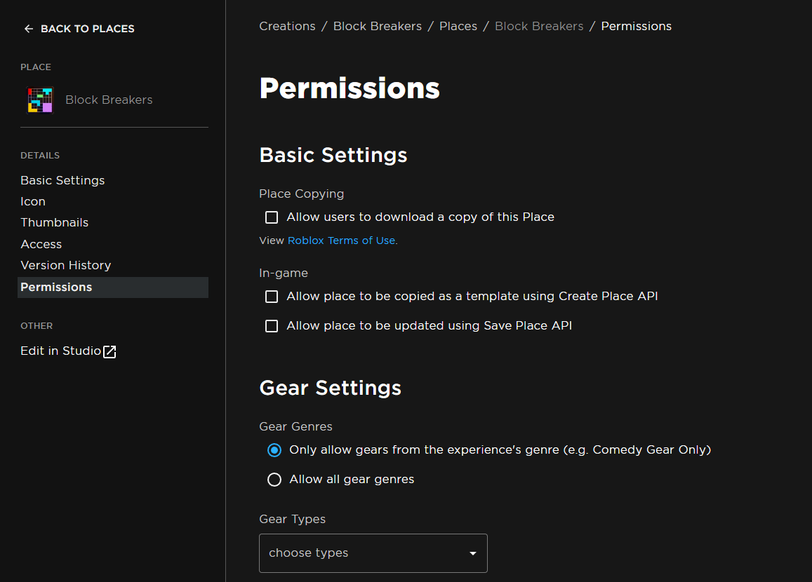 Game:CreatePlace error: HTTP 403 - Scripting Support - Developer Forum ...