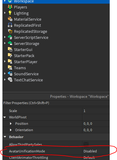 Unable to use R6 avatar over R6/R15 hybrid avatar - Platform Usage ...