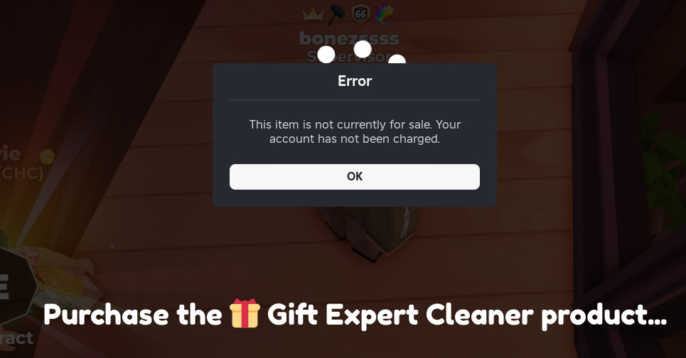 Developer Products showing not for sale on first prompt - Purchasing ...