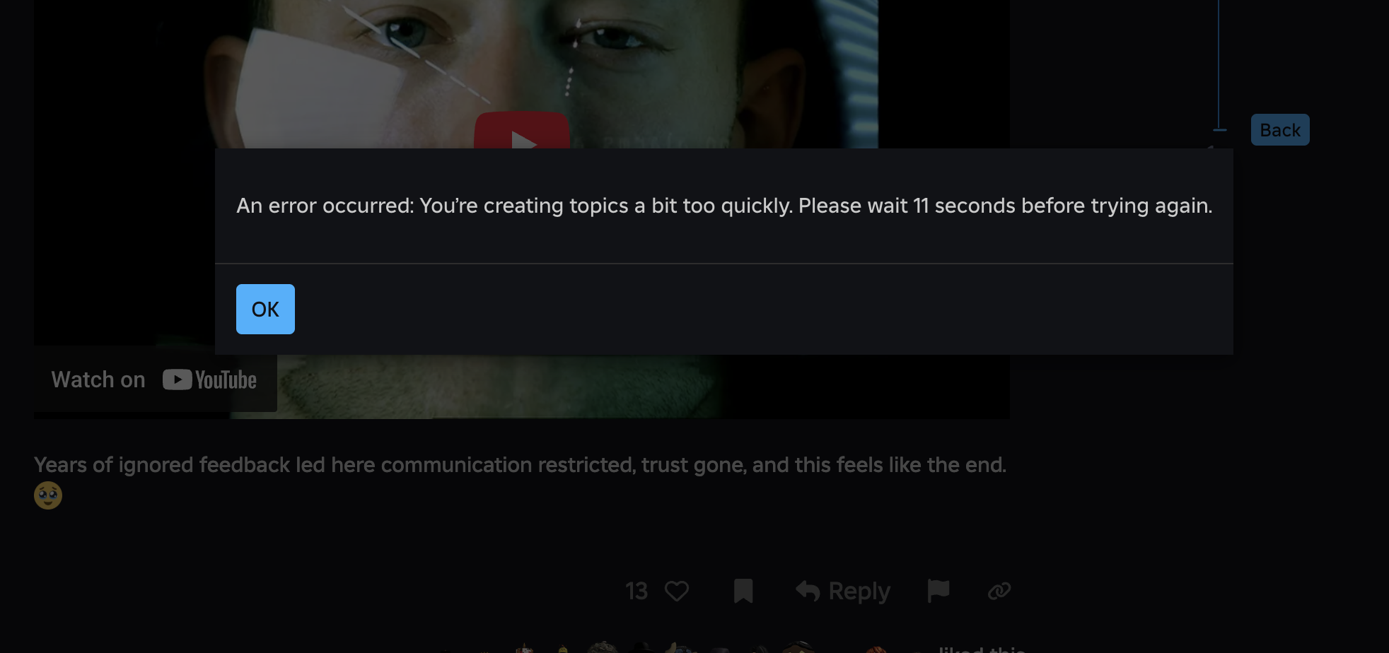 Extremely time consuming to flag posts - Forum Features
