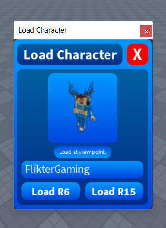 Load Character Plugin Menu