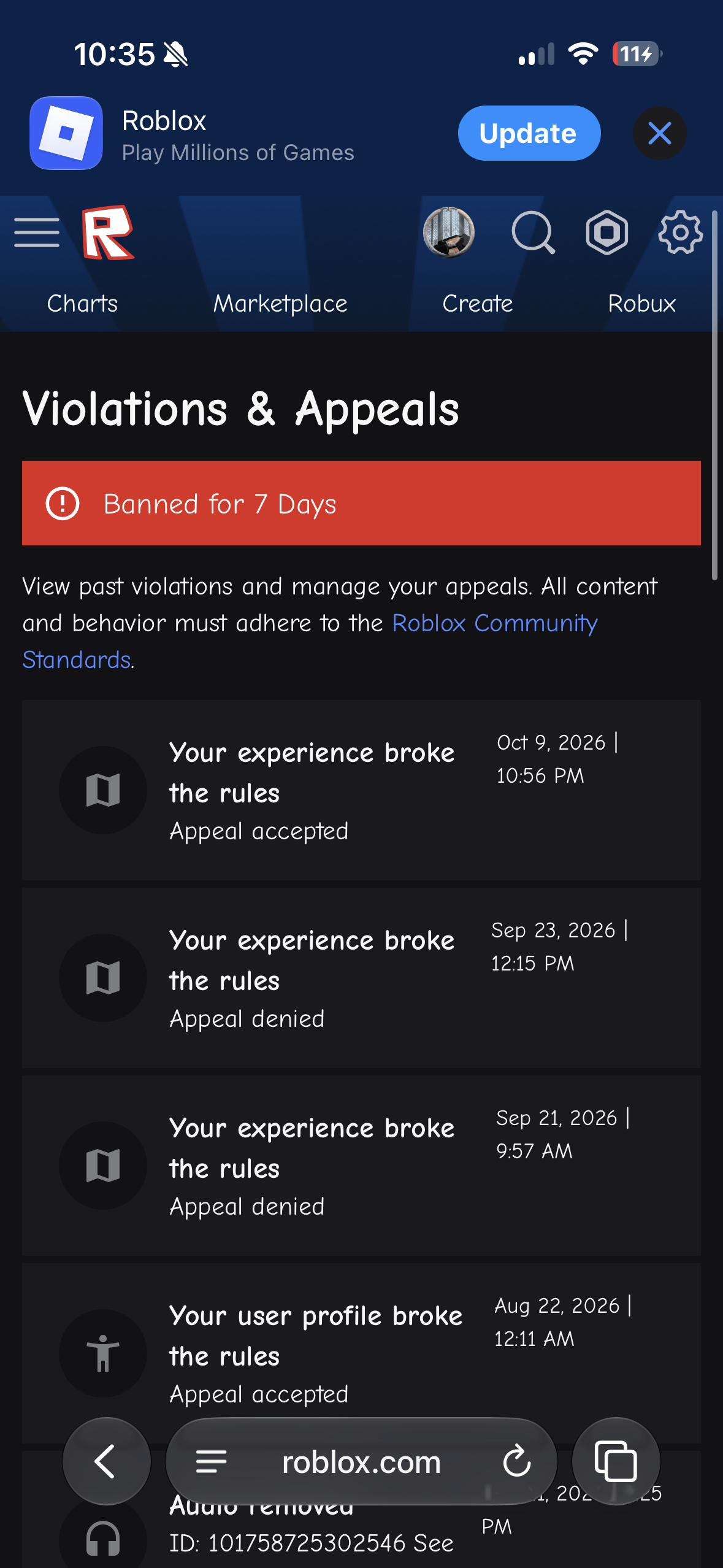 Repeated Automated TextChatService Suspensions Across Multiple ...