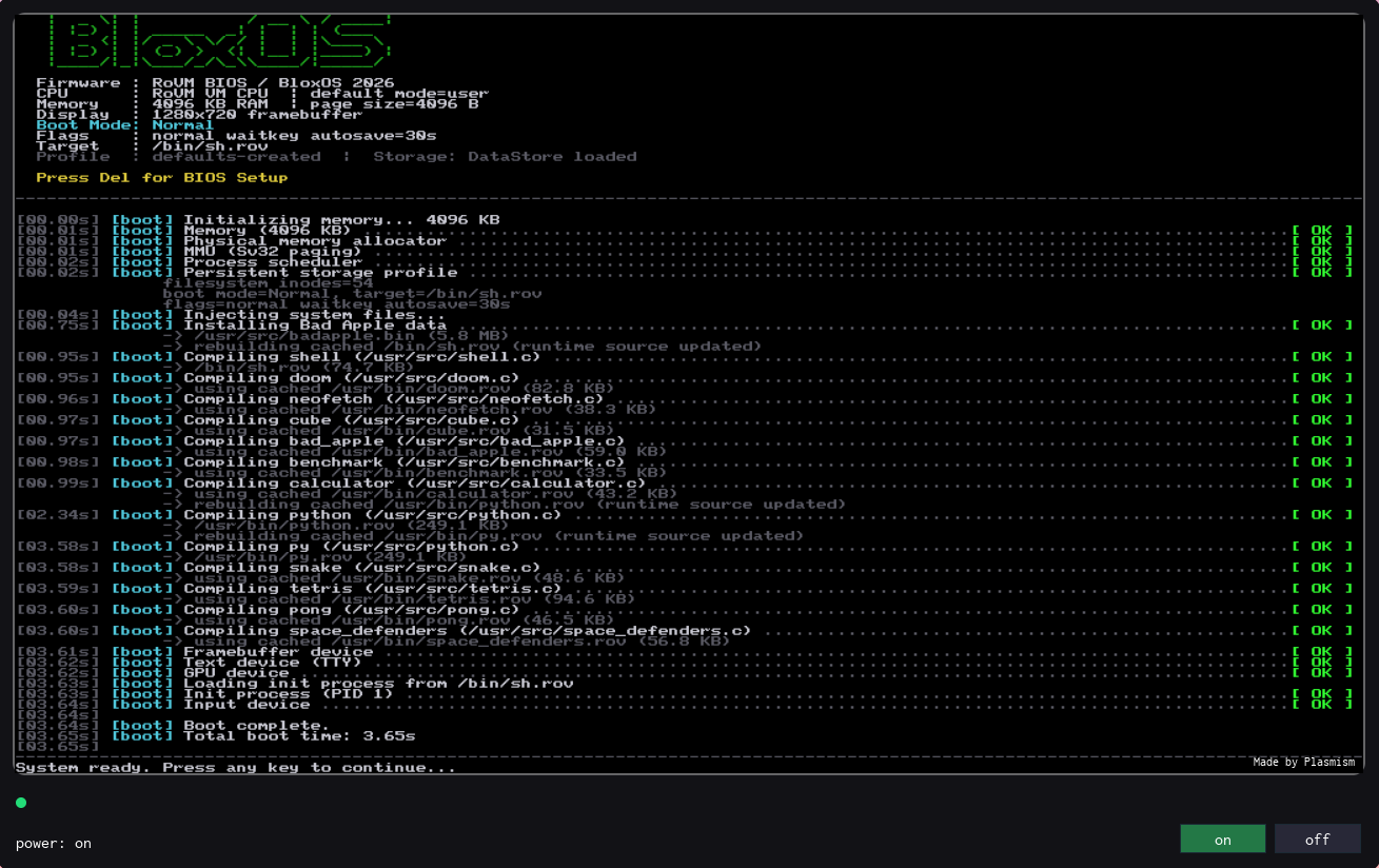 ROVM - A Virtual Computer & OS Implemented Entirely in Roblox ...