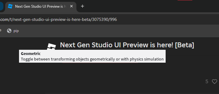 Next Gen Studio UI Preview is here! [Beta] - Page 48 - Announcements ...