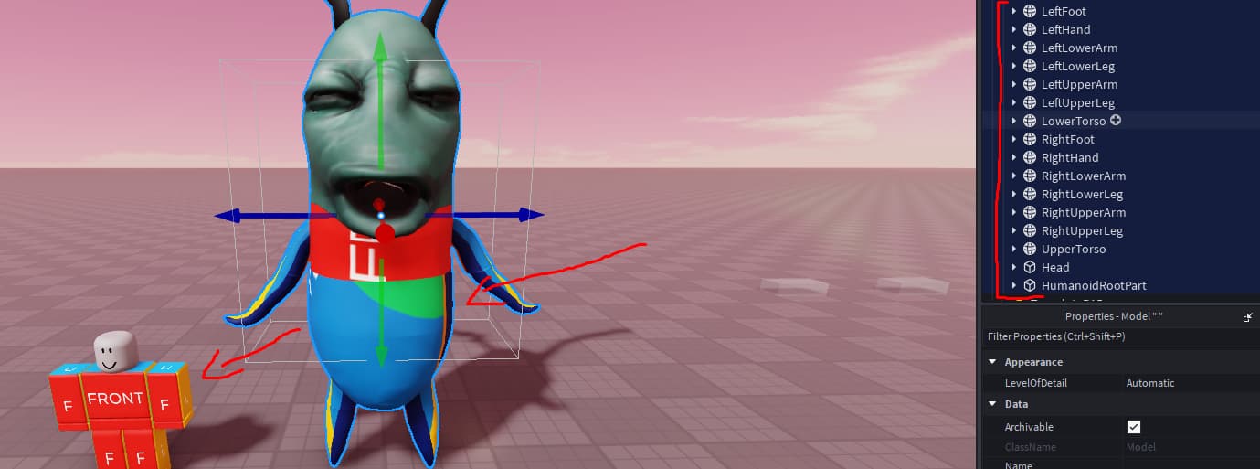 Custom Roblox Rigs Custom Rig With Clothing and Accessories - Platform Usage Support ...