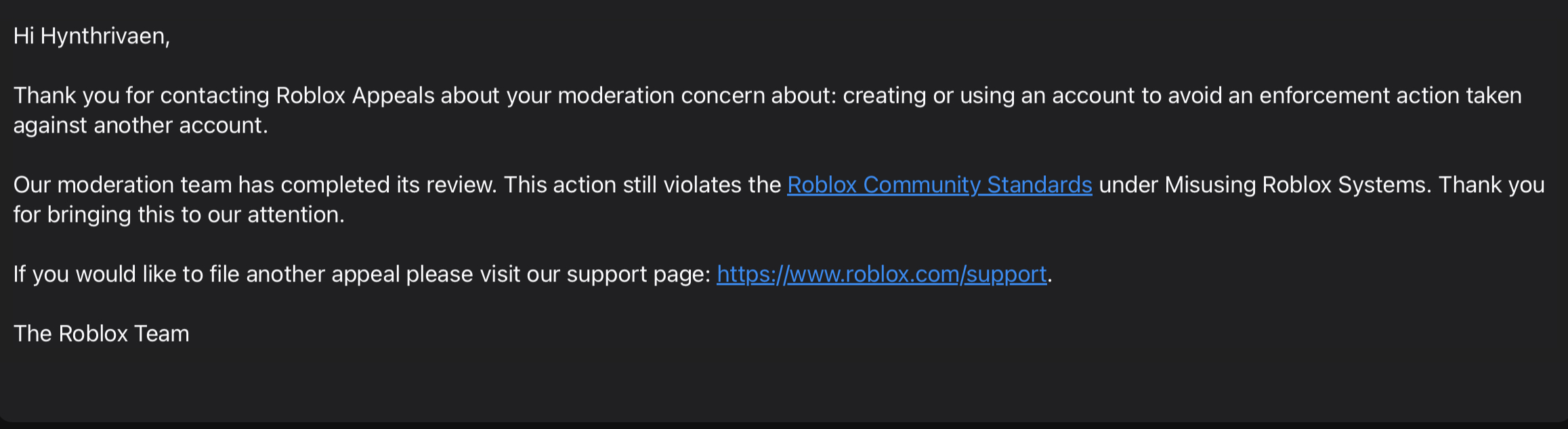 My account has been enforcement banned with no reason given - Platform ...