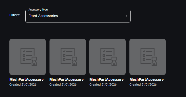 UGC Accessories stuck in moderation - Catalog Asset Bugs - Developer ...