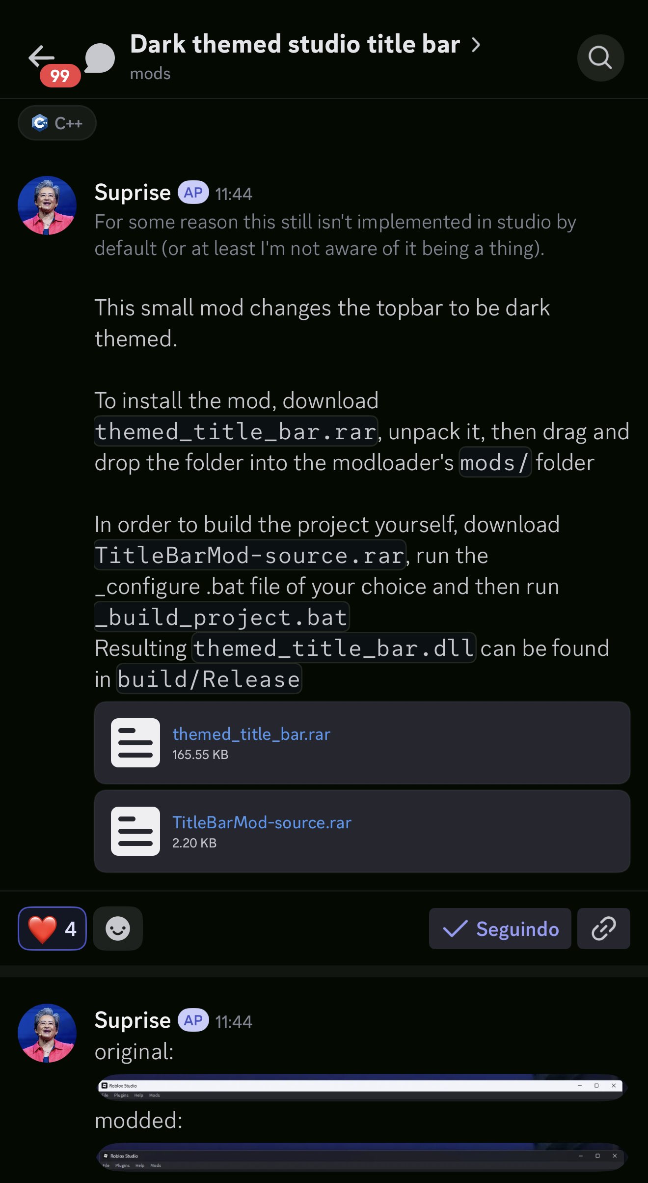 Roblox Mod Loader - write Roblox Studio mods in Luau, C# or C++ ...