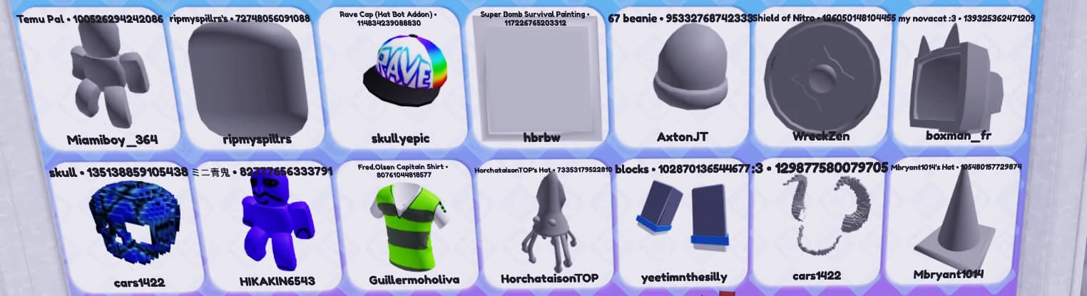 Items uploaded through IE-Creation have missing textures in