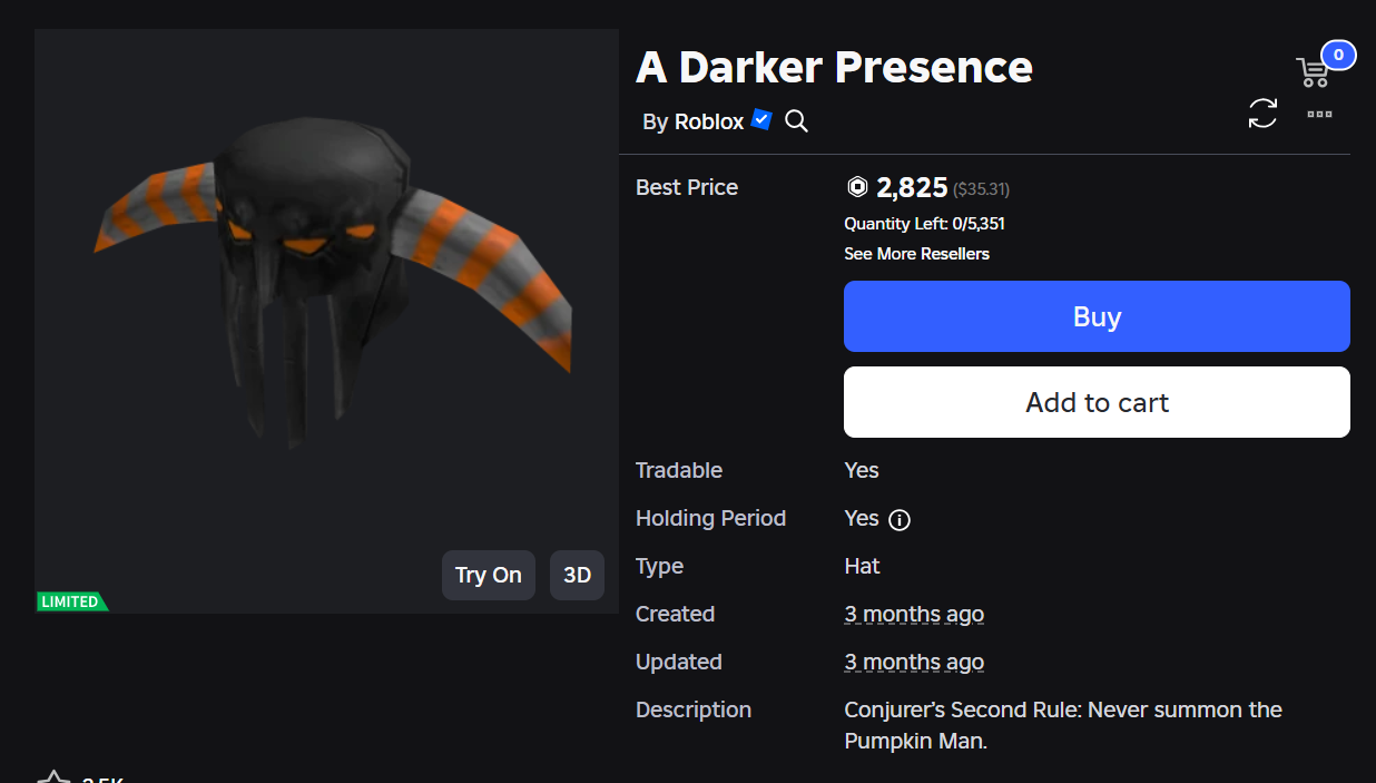 In The Dark Presence Series Catalog Asset 