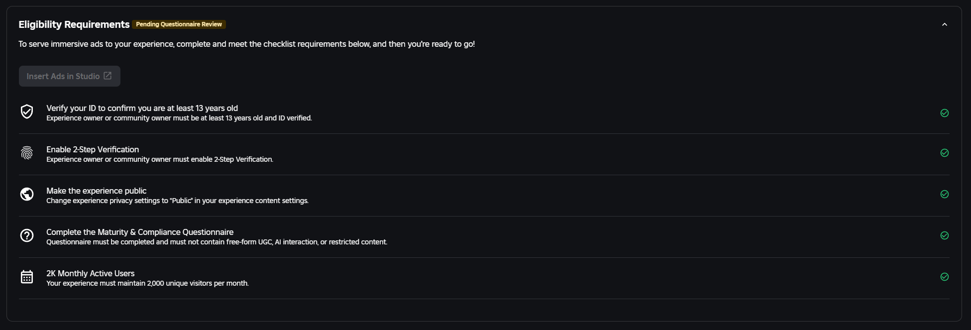 Pending Questionnaire Review Bug Ads - Studio Bugs - Developer Forum ...