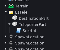 Teleport script is not working - Scripting Support - Developer Forum ...