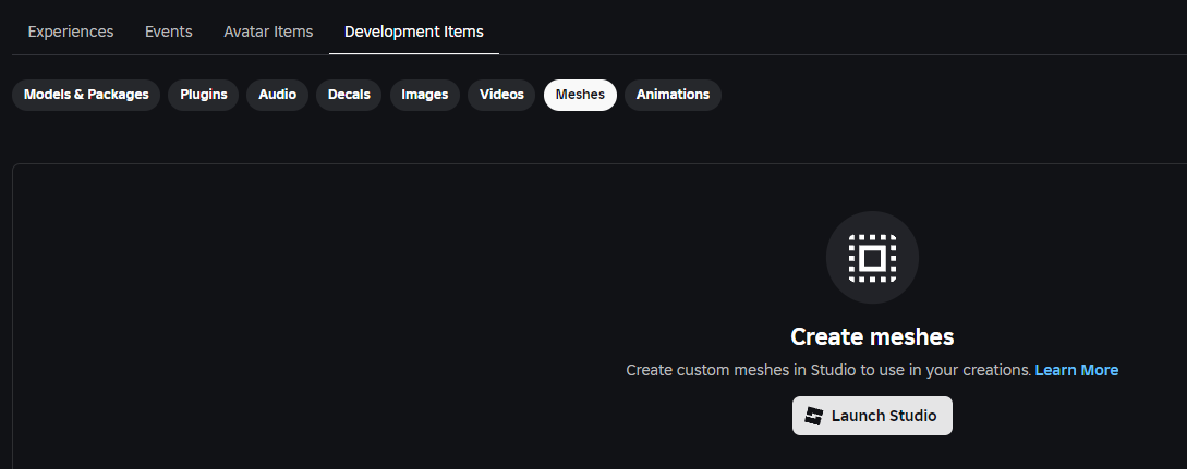 Cannot Upload Meshes to a Group - Studio Bugs - Developer Forum | Roblox