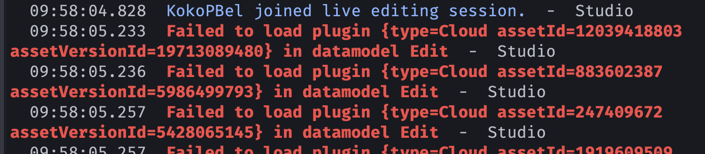 99% of my plugins don't load - Studio Bugs - Developer Forum | Roblox