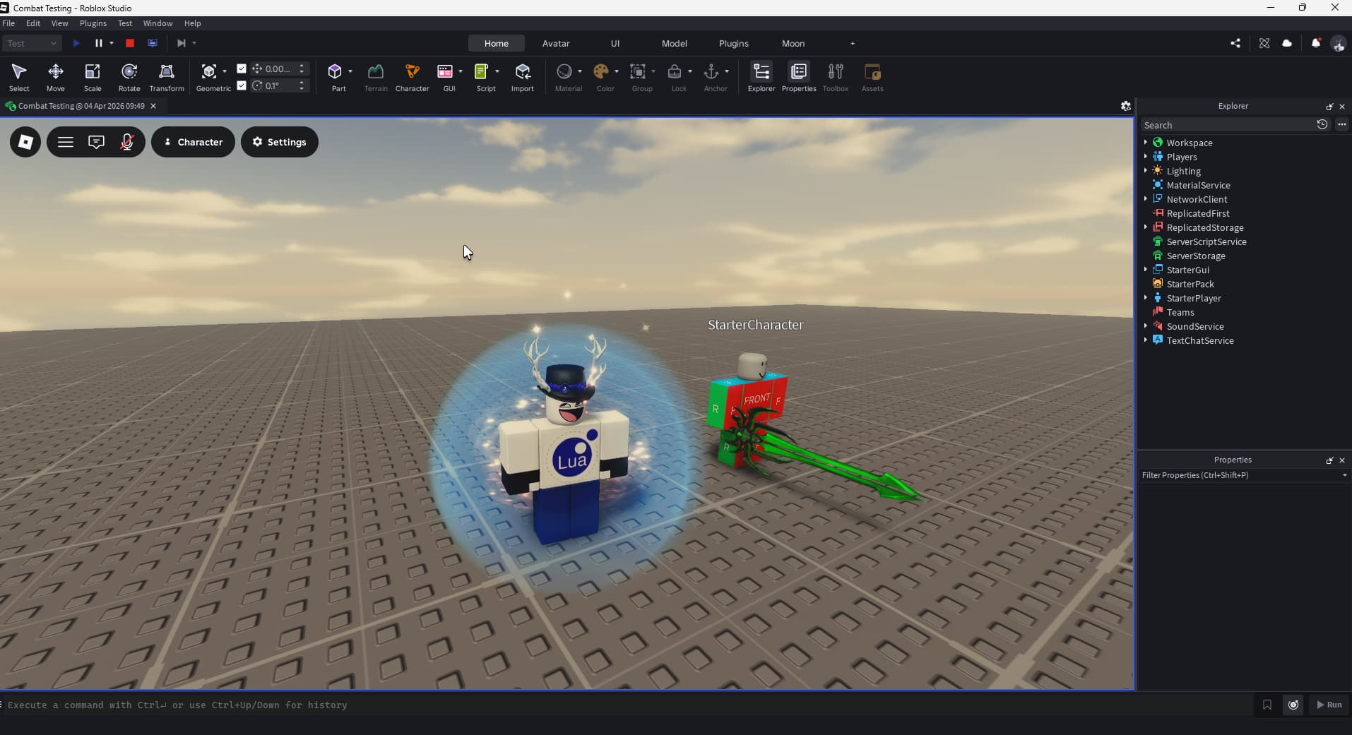 StarterCharacterRig is not working - Platform Usage Support - Developer ...