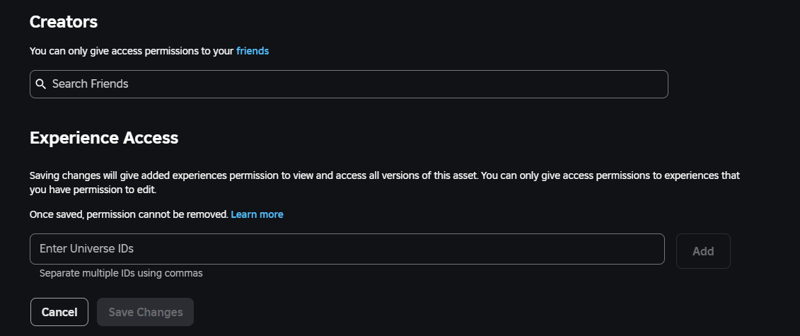 Granting audio access to friend doesn't work - Game Design Support ...
