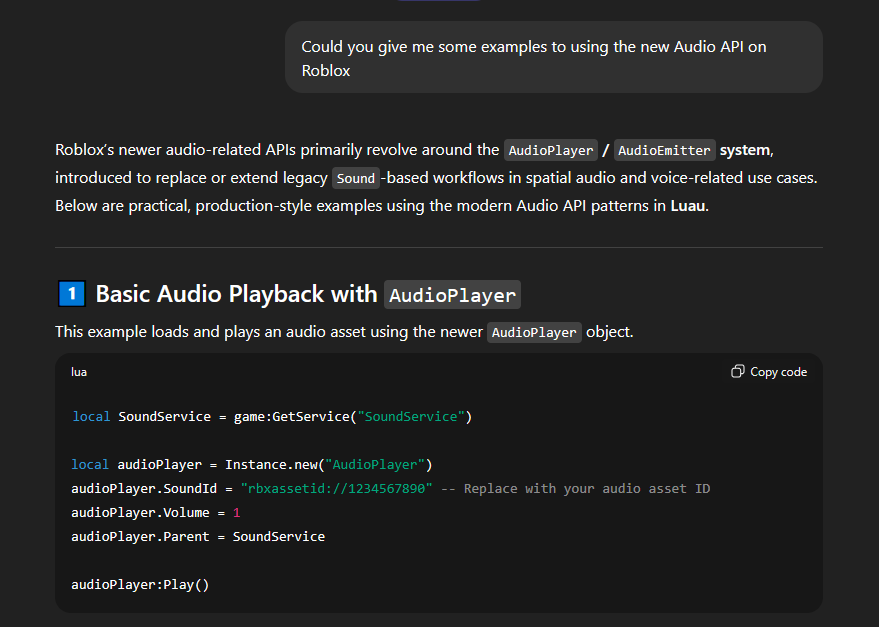 Is AI a good source of learning code? - Scripting Support - Developer ...