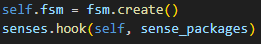 FSM Creation + Cortex (senses) injection