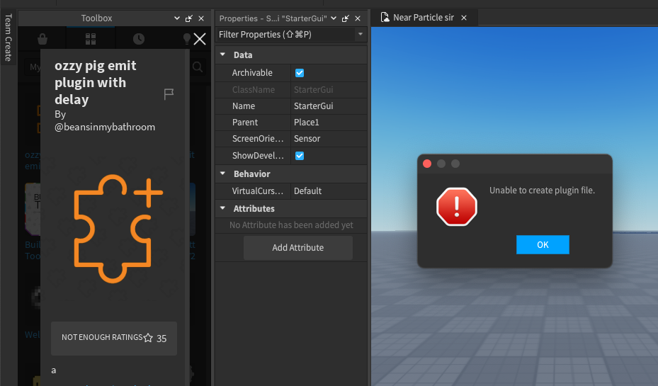 Plugins Not Installing Platform Usage Support Developer Forum Roblox