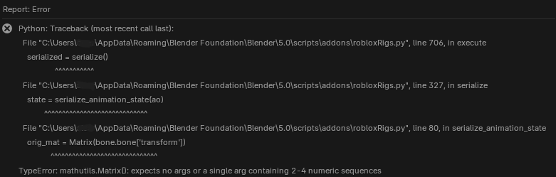 Need Help With RBXanims Blender Addon Error - Art Design Support ...