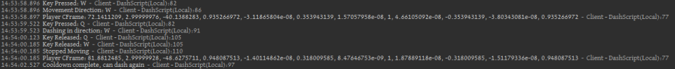 Dash System goes the wrong way - Scripting Support - Developer Forum ...