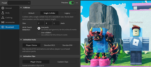 How do you get standard r15 animations with the new avatar settings ...