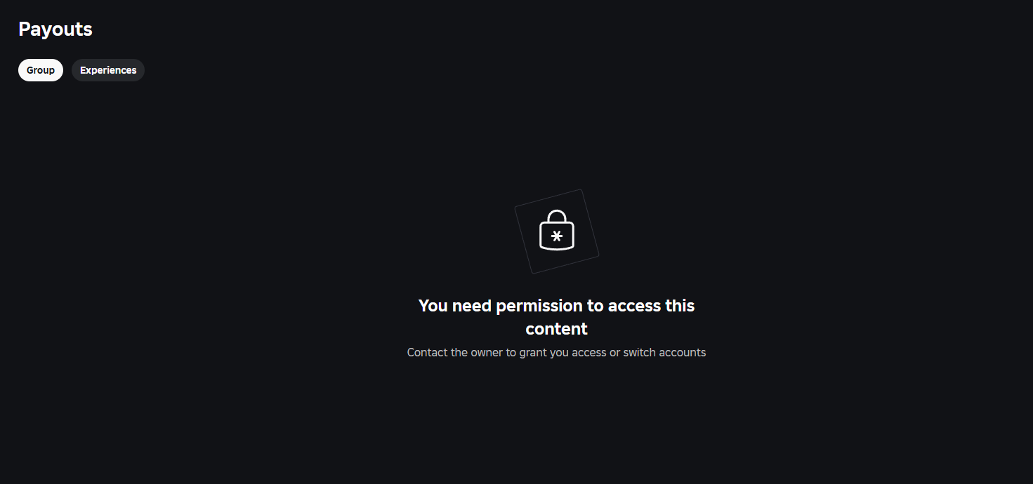 Roblox Group Holder Banned | Unable to Payout - Platform Usage Support ...
