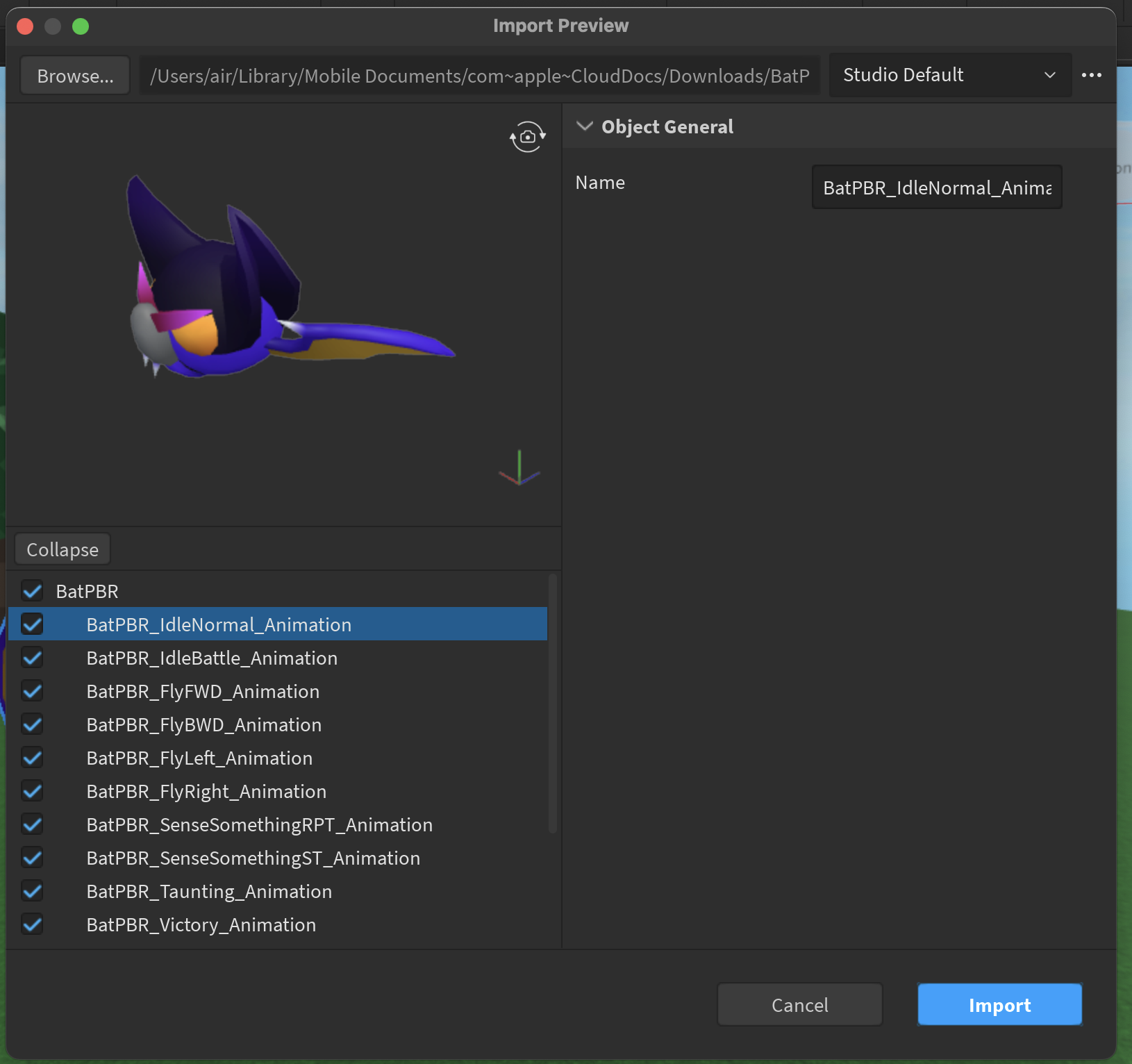 Meshes Are Importing Without Rigs - Art Design Support - Developer ...