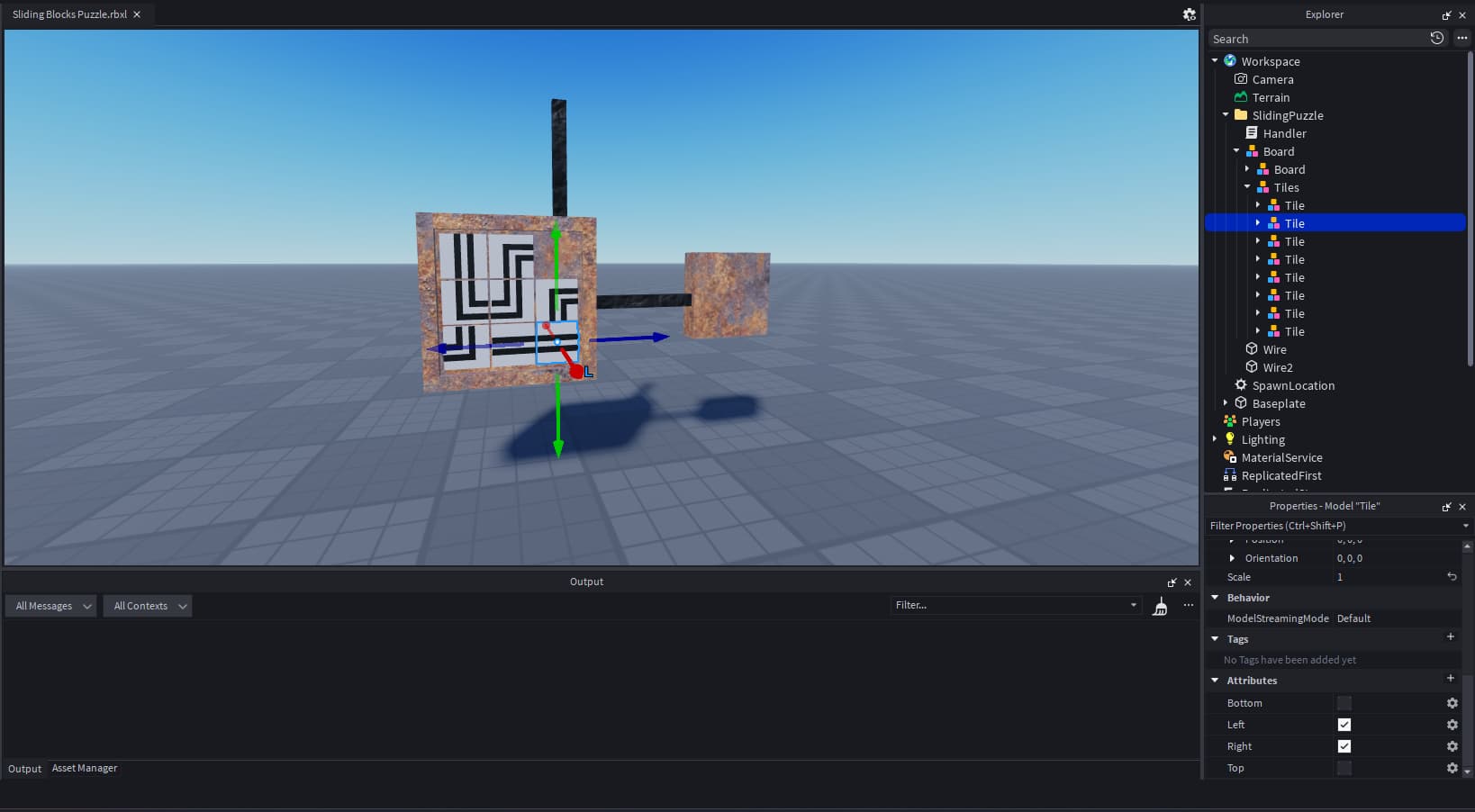 Moving Stone Using Code Sliding Blocks Puzzle Help - Scripting Support - Developer Forum | Roblox