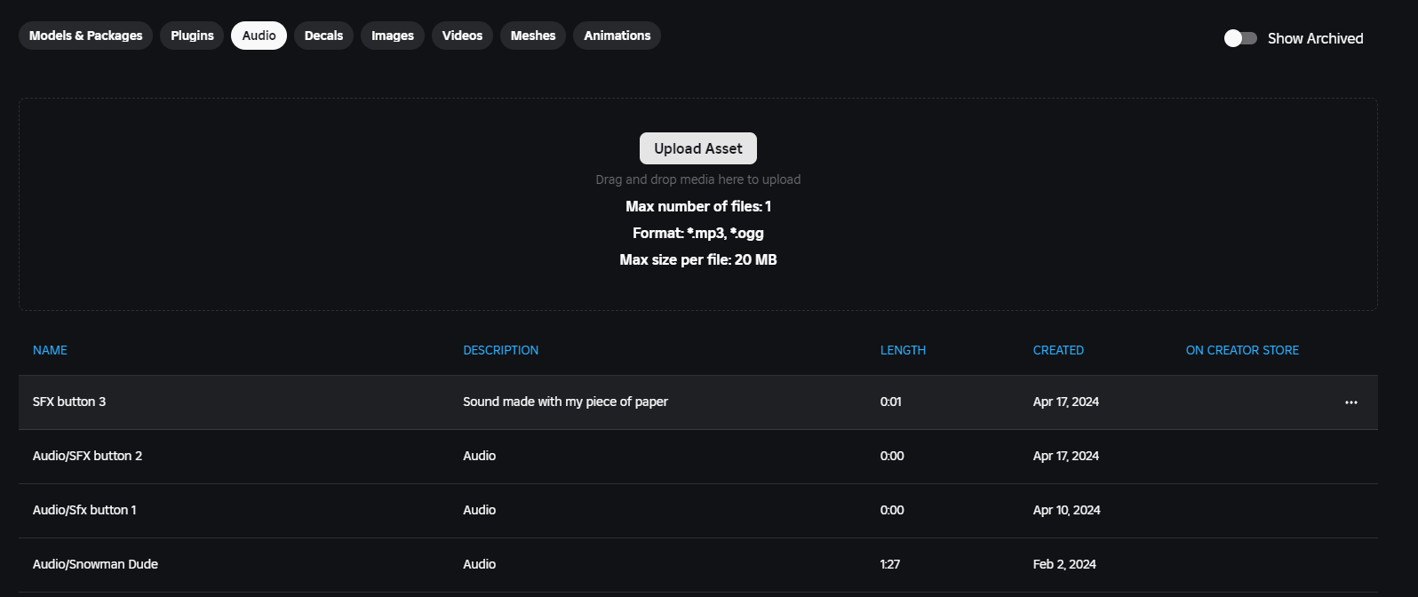 Public Sound Effects Upload Are Now Available for Creators ...